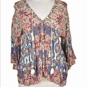 Zara Trafaluc Collection M Boho Top…..unique